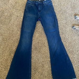 Hollister slit leg flares